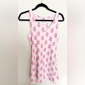 Smith & Quinn Kaley Athleisure Mini Dress Skort Shorts Pink Berry Floral Tennis